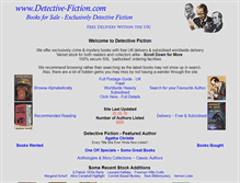 Tablet Screenshot of detective-fiction.com
